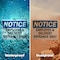 Signmission Employee And Delivery Entrance Only OSHA Notice Sign, Vinyl Decal, 14in W x 10in L, 2PK OS-2PACK-NS-D-1014-L-11937 - alternate 4